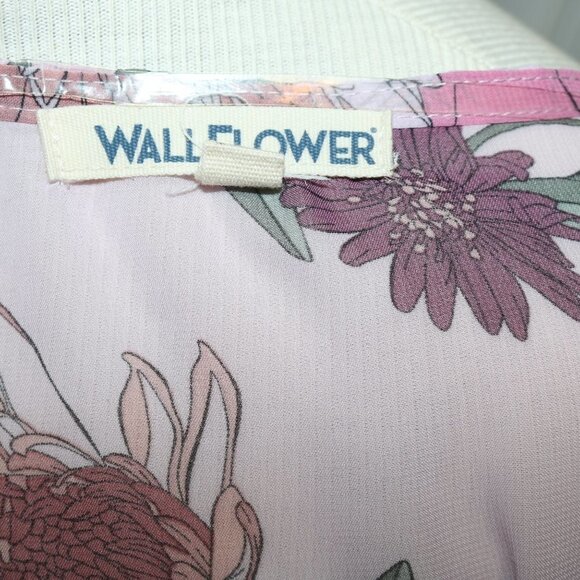 Wallflower sheer tunic cover up layered looks size large - Picture 6 of 8